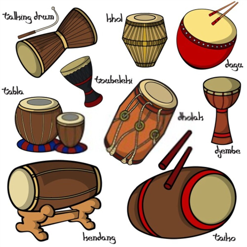 contoh alat musik ritmis