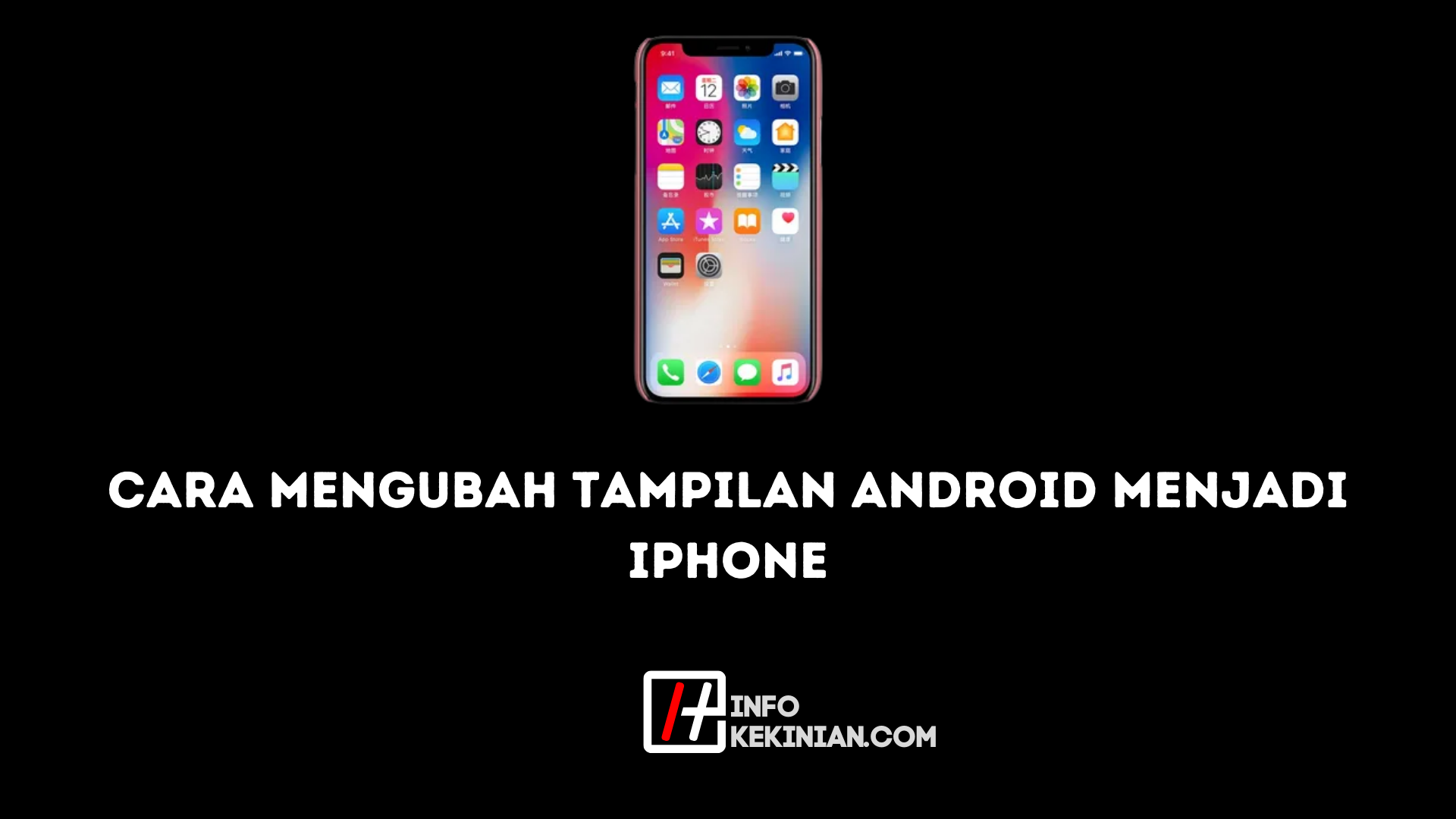 jak zmienić wyświetlacz Androida na iPhone'a