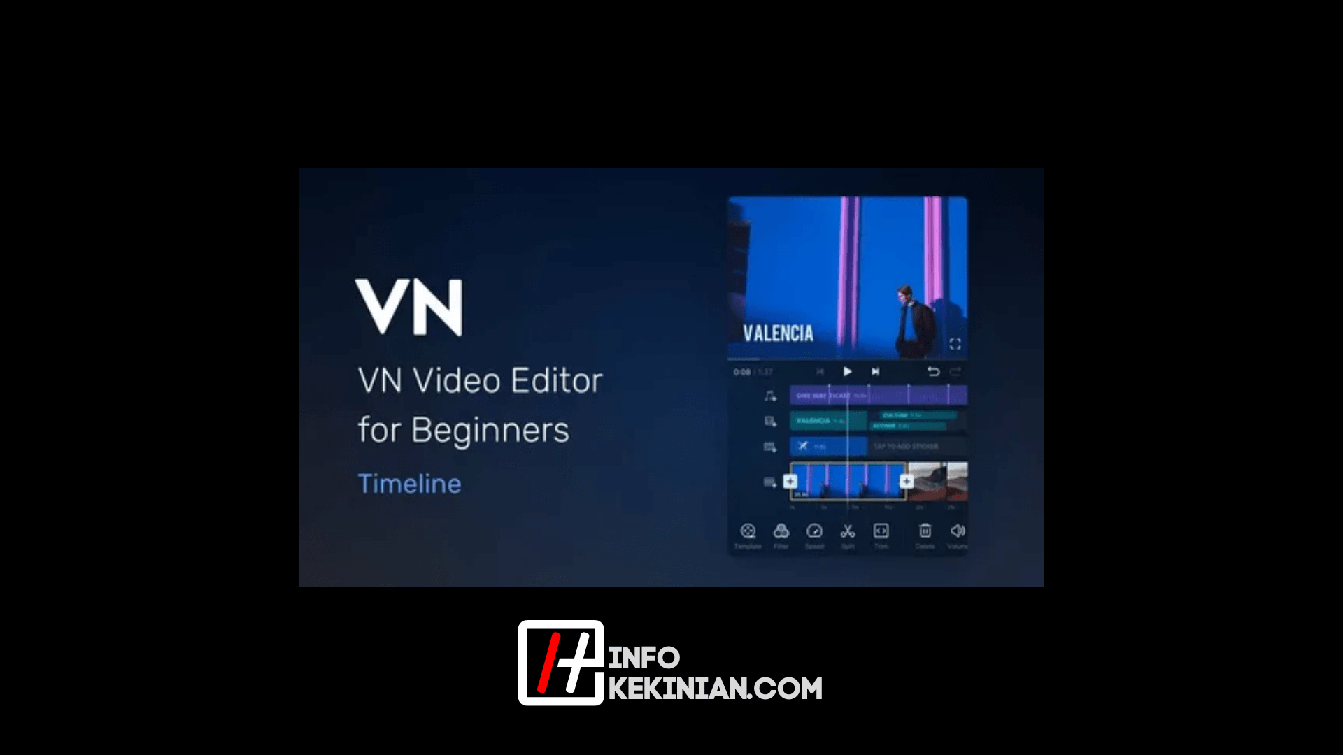 tutorial edit video di aplikasi VN Video Editor