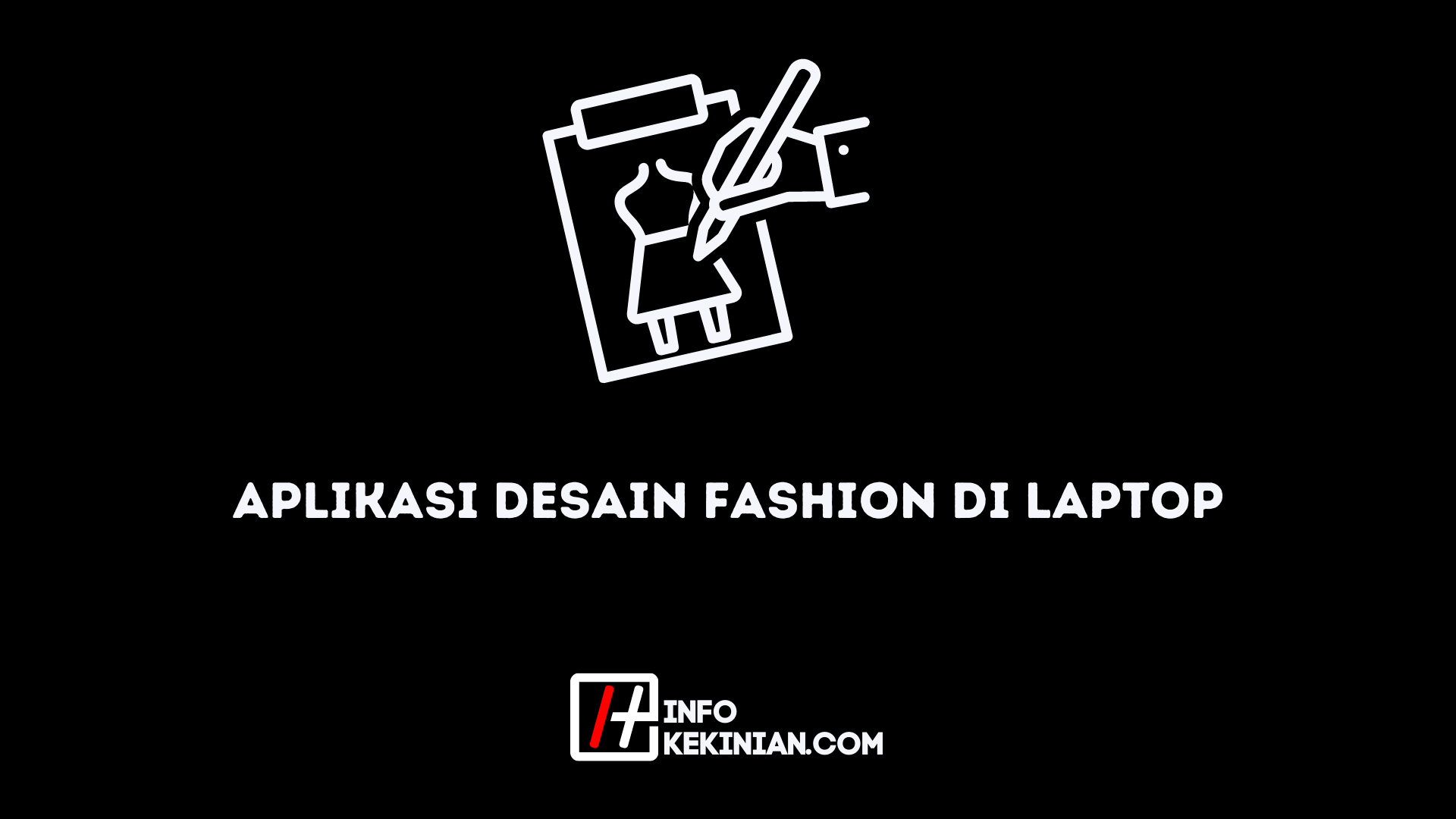 Aplikasi Desain Fashion di Laptop