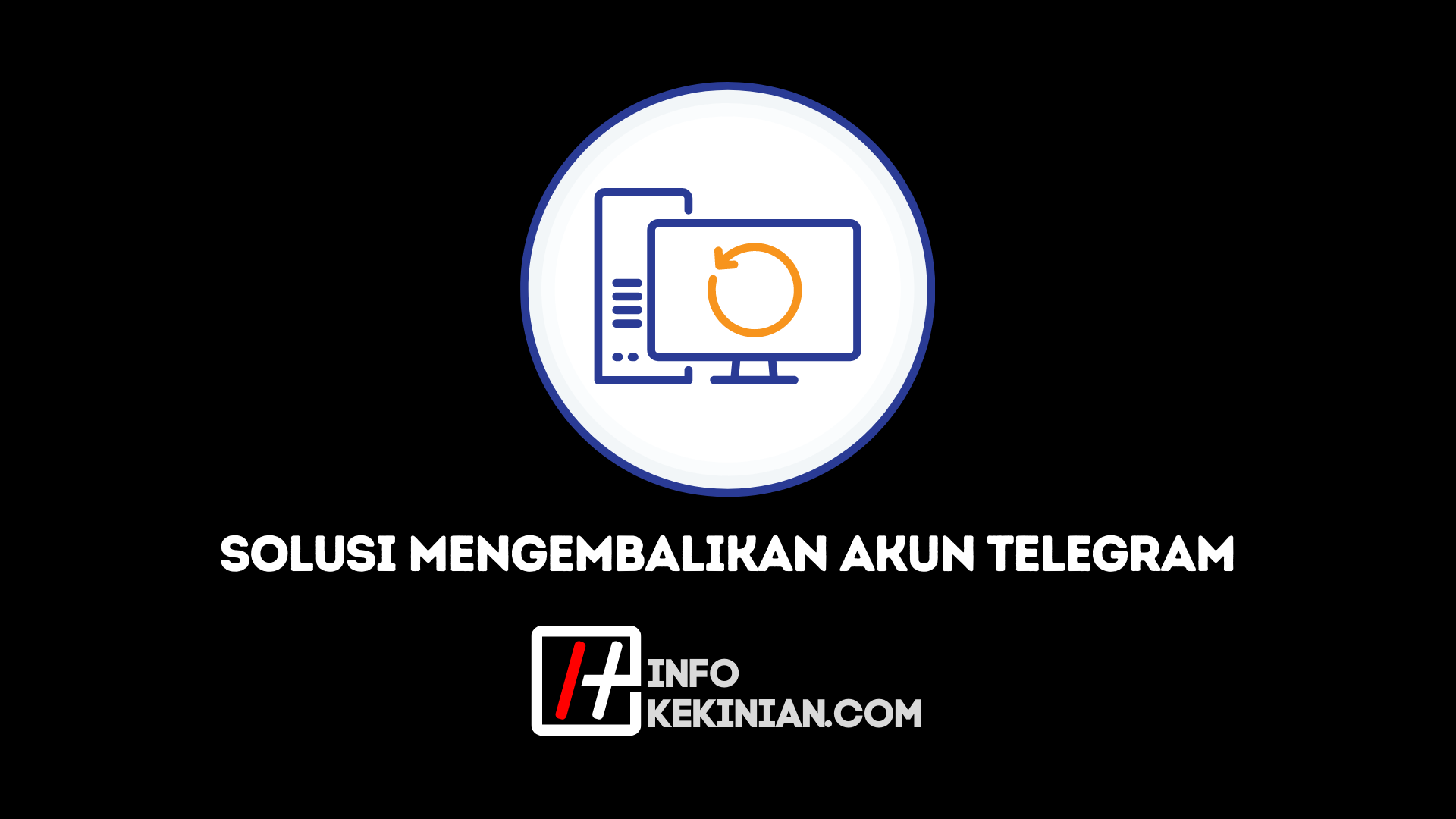 Halaman Recover Deleted Telegram Account