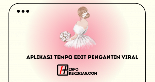 Aplikasi Tempo Edit Pengantin Viral