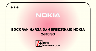 Bocoran Harga dan Spesifikasi Nokia 2600 5G