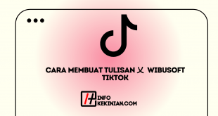 Cara Membuat Tulisan Wibusoft TikTok