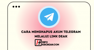 Cara Menghapus Akun Telegram Melalui Link Deak