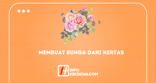 Cara Mudah Membuat Bunga dari Kertas Krep