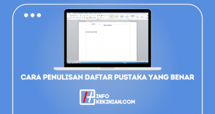 Cara Penulisan Daftar Pustaka Yang Benar Dan Contohnya