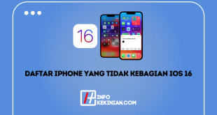 Daftar iPhone yang Mendapatkan iOS 16