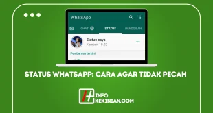 Penyebab Kenapa Status WA Pecah-Pecah