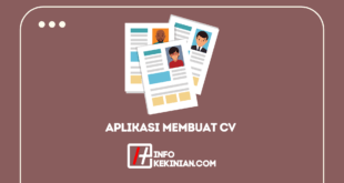 Aplikasi Membuat CV Lamaran Kerja