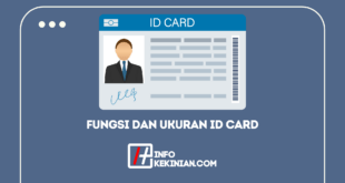 Fungsi dan Ukuran ID Card