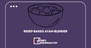 Resep Bakso Ayam Blender