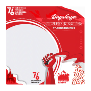 twibbon HUT RI ke 77 dua