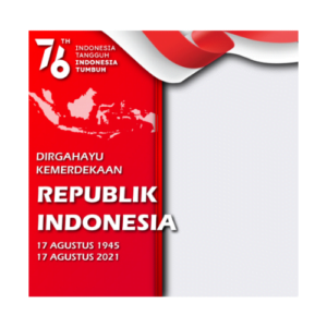 twibbon HUT RI ke 77 empat