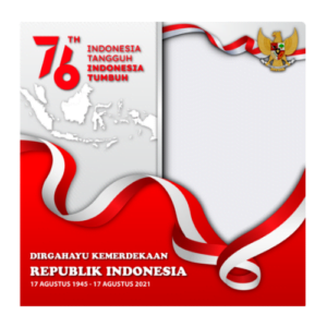 twibbon HUT RI ke 77 lima