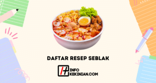 Daftar Resep Seblak