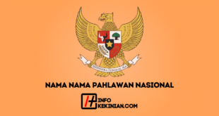 Nama Nama Pahlawan Nasional