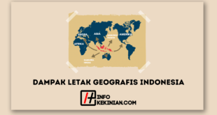 Dampak Letak Geografis Indonesia