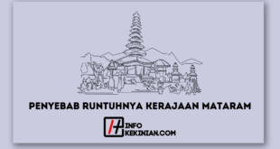 Penyebab Runtuhnya Kerajaan Mataram