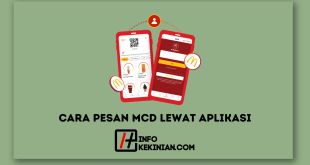 Cara Pesan MCD Lewat Aplikasi