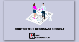 Contoh Teks Negosiasi Singkat