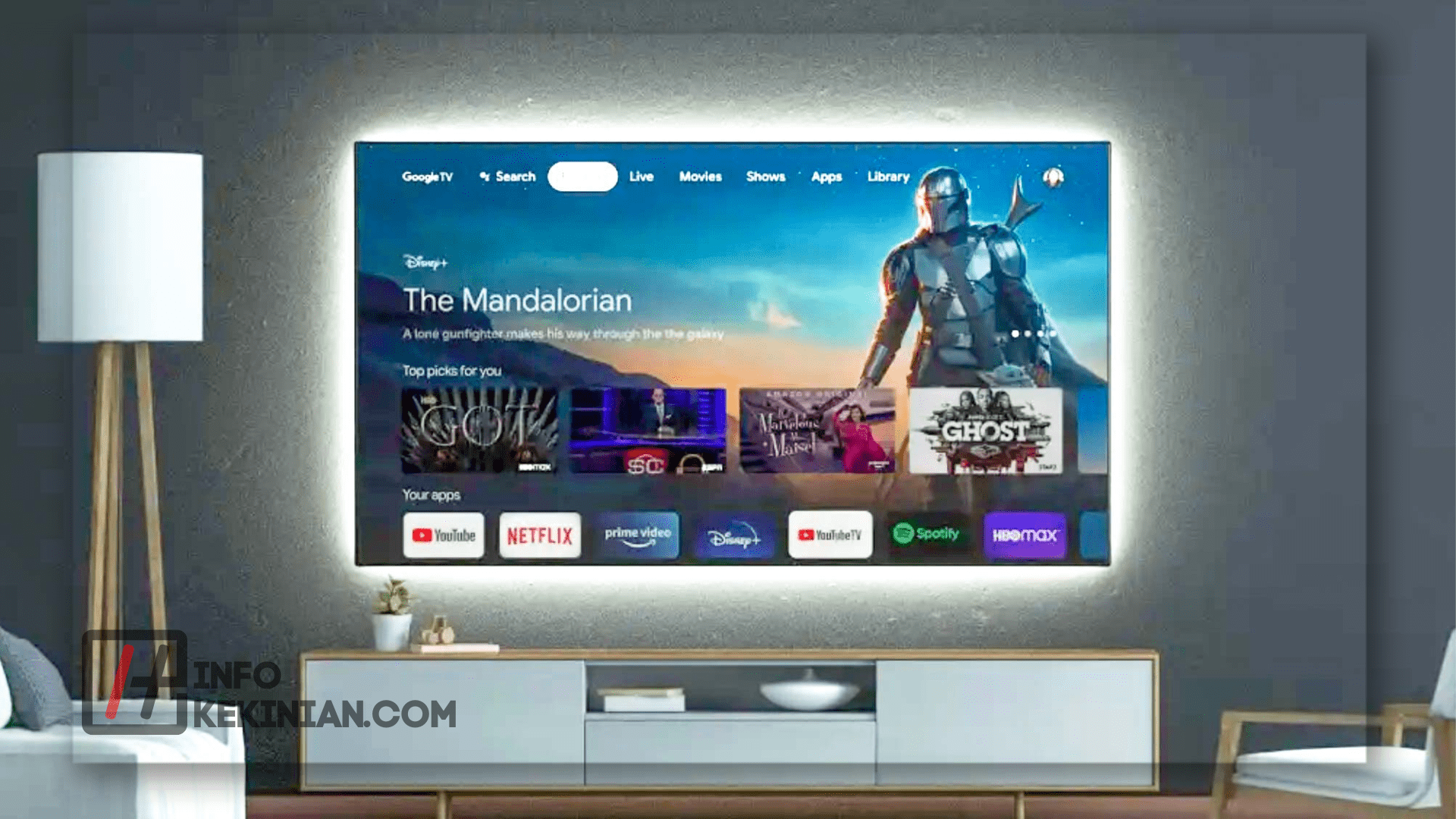 Fitur Google TV