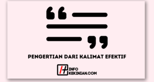 Pengertian dari Kalimat Efektif