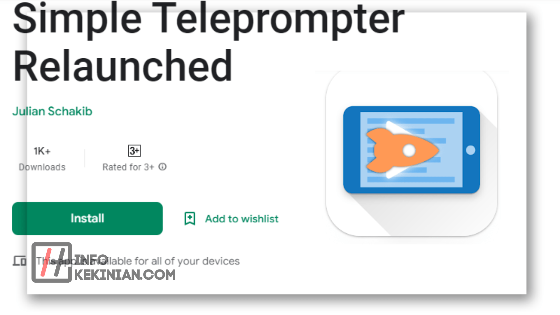 Simple Telepromter