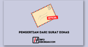 Pengertian dari Surat Dinas