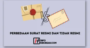 Perbedaan Surat Resmi dan Tidak Resmi
