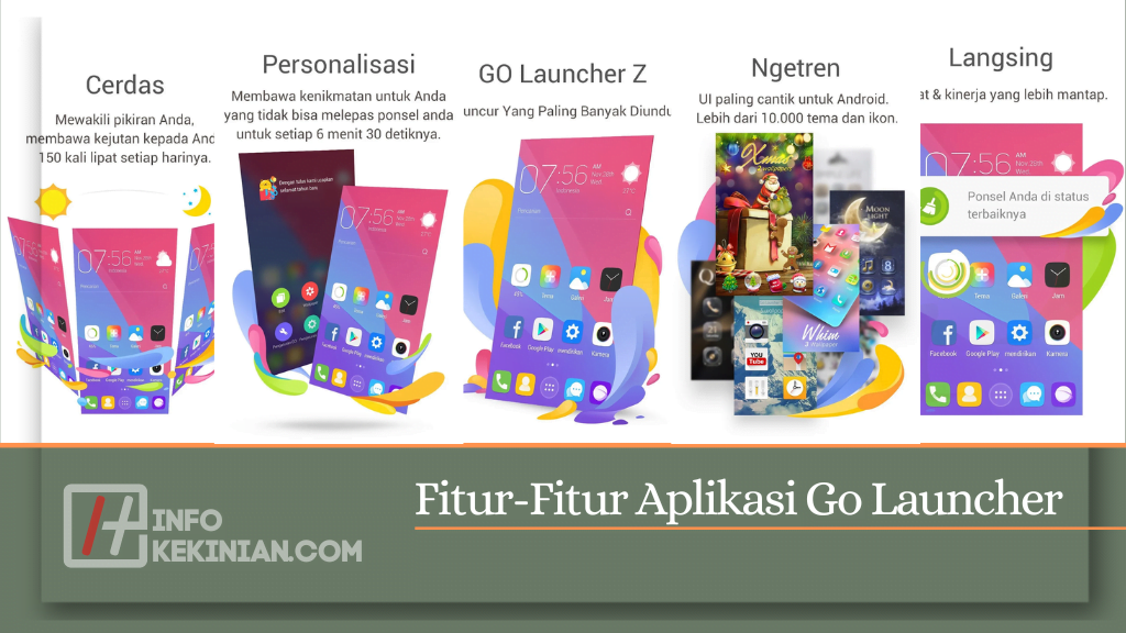 Fitur-Fitur Aplikasi Go Launcher