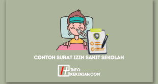 Contoh Surat Izin Sakit Sekolah
