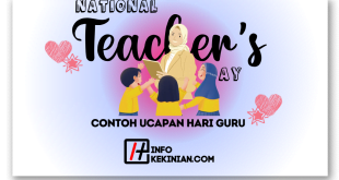 Contoh Ucapan Hari Guru Sedunia dalam Bahasa Indonesia
