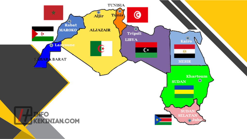 Daftar Negara di Afrika Utara